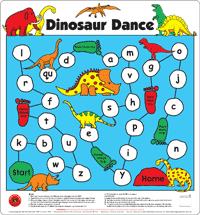 Dinosaur Dance Floor Game