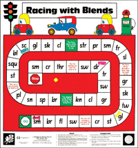 Racing with Blends Floor Game